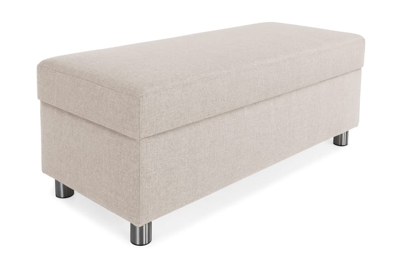 Crazy Fotpall med Förvaring 120x50 - Beige - Möbler - Vardagsrum - Stolar & sittmöbler - Pallar - Fotpall