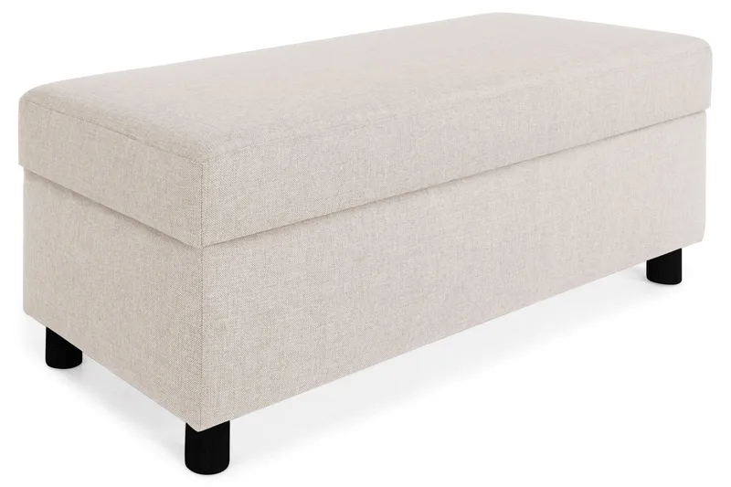 Crazy Fotpall med Förvaring 120x50 - Beige - Möbler - Vardagsrum - Stolar & sittmöbler - Pallar - Fotpall