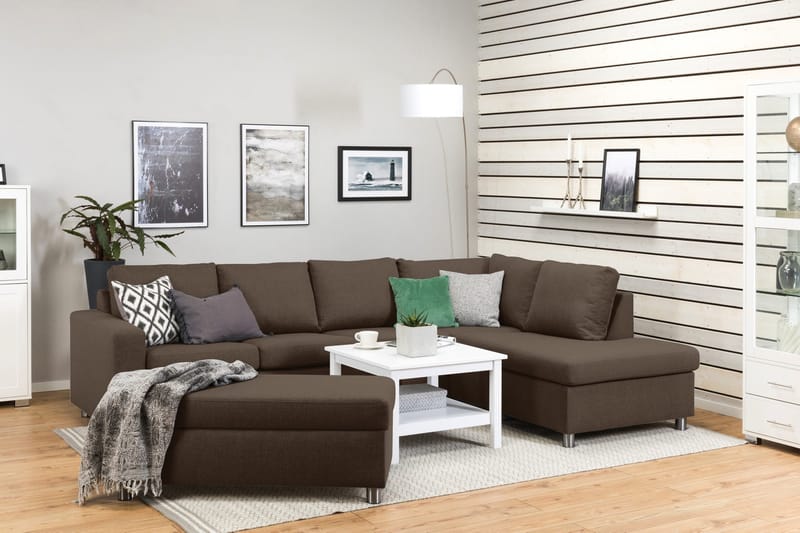 Crazy Fotpall med Förvaring 120x50 - Brun - Möbler - Vardagsrum - Stolar & sittmöbler - Pallar - Fotpall