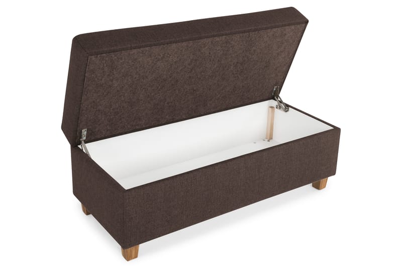 Crazy Fotpall med Förvaring 120x50 - Brun - Möbler - Vardagsrum - Stolar & sittmöbler - Pallar - Fotpall