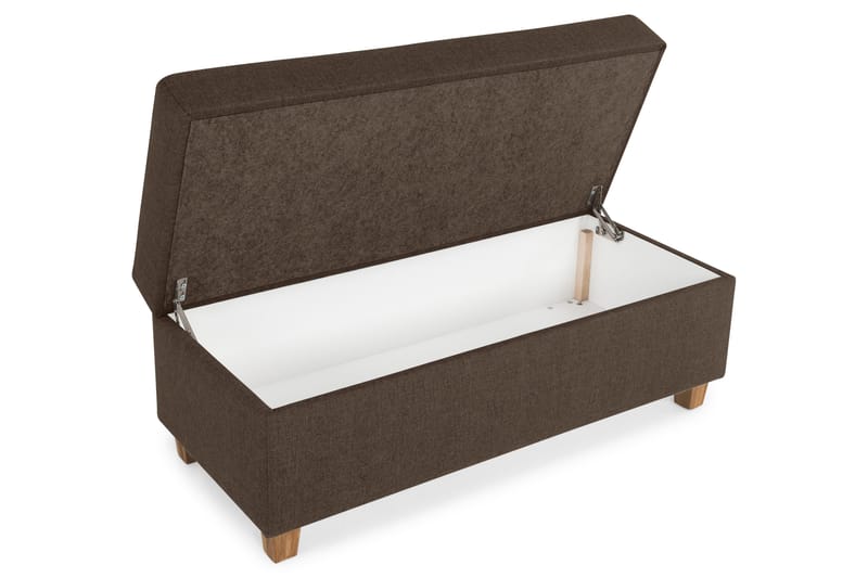 Crazy Fotpall med Förvaring 120x50 - Brun - Möbler - Vardagsrum - Stolar & sittmöbler - Pallar - Fotpall