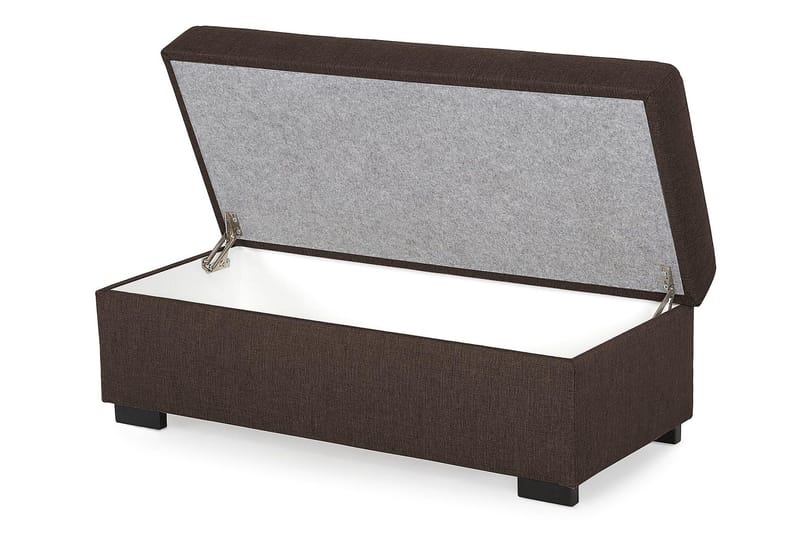 Crazy Fotpall med Förvaring 120x50 - Brun - Möbler - Vardagsrum - Stolar & sittmöbler - Pallar - Fotpall