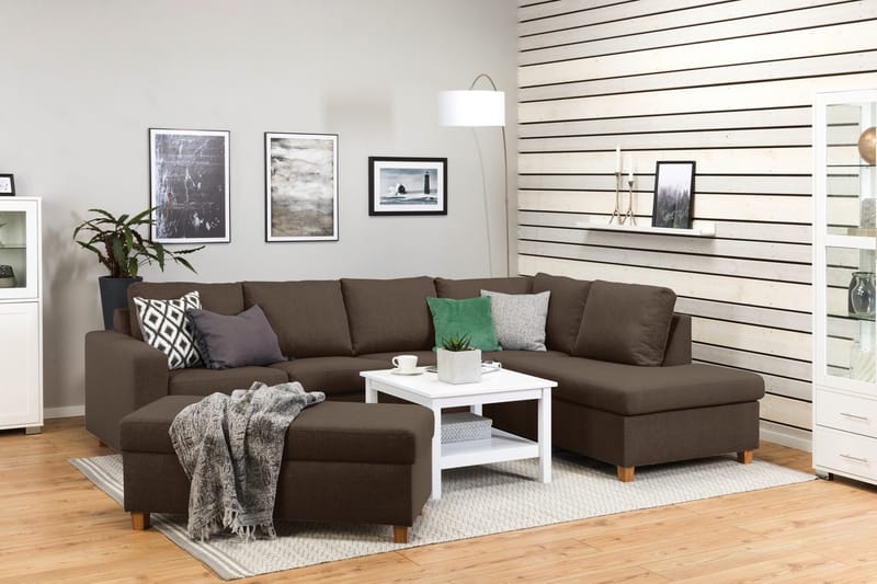 Crazy Fotpall med Förvaring 120x50 - Brun - Möbler - Vardagsrum - Stolar & sittmöbler - Pallar - Fotpall