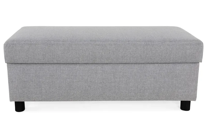 Crazy Fotpall med Förvaring 120x50 - Ljusgrå - Möbler - Vardagsrum - Stolar & sittmöbler - Pallar - Fotpall