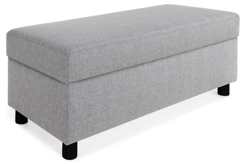 Crazy Fotpall med Förvaring 120x50 - Ljusgrå - Möbler - Vardagsrum - Stolar & sittmöbler - Pallar - Fotpall