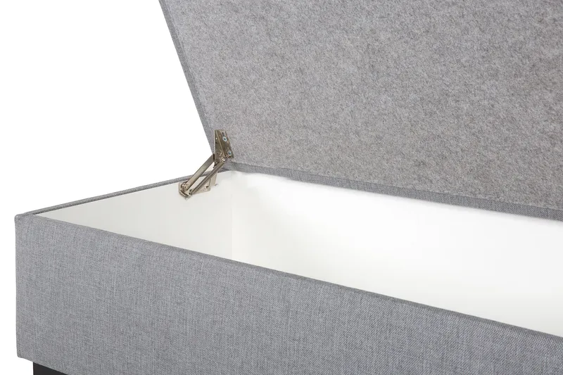 Crazy Fotpall med Förvaring 120x50 - Ljusgrå - Möbler - Vardagsrum - Stolar & sittmöbler - Pallar - Fotpall