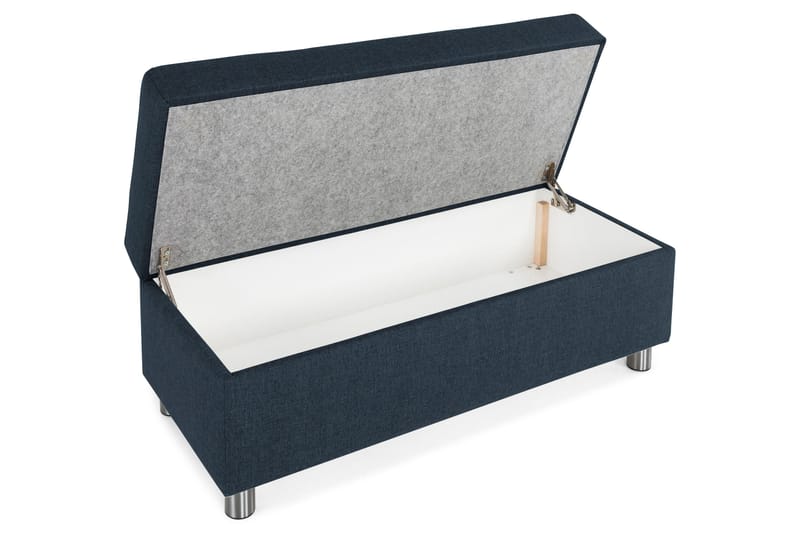 Crazy Fotpall med Förvaring 120x50 - Mörkblå - Möbler - Vardagsrum - Stolar & sittmöbler - Pallar - Fotpall