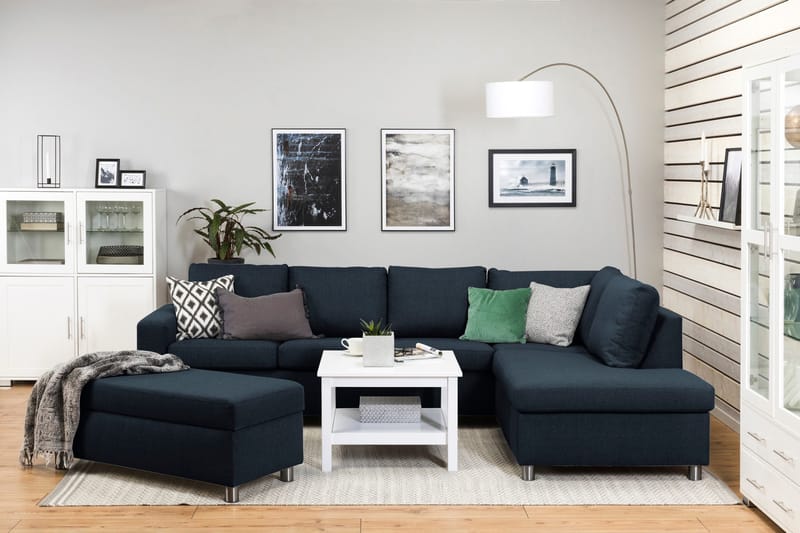 Crazy Fotpall med Förvaring 120x50 - Mörkblå - Möbler - Vardagsrum - Stolar & sittmöbler - Pallar - Fotpall