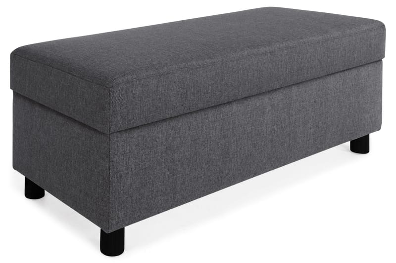 Crazy Fotpall med Förvaring 120x50 - Mörkgrå - Möbler - Vardagsrum - Stolar & sittmöbler - Pallar - Fotpall