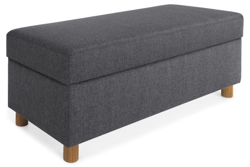 Crazy Fotpall med Förvaring 120x50 - Mörkgrå - Möbler - Vardagsrum - Stolar & sittmöbler - Pallar - Fotpall