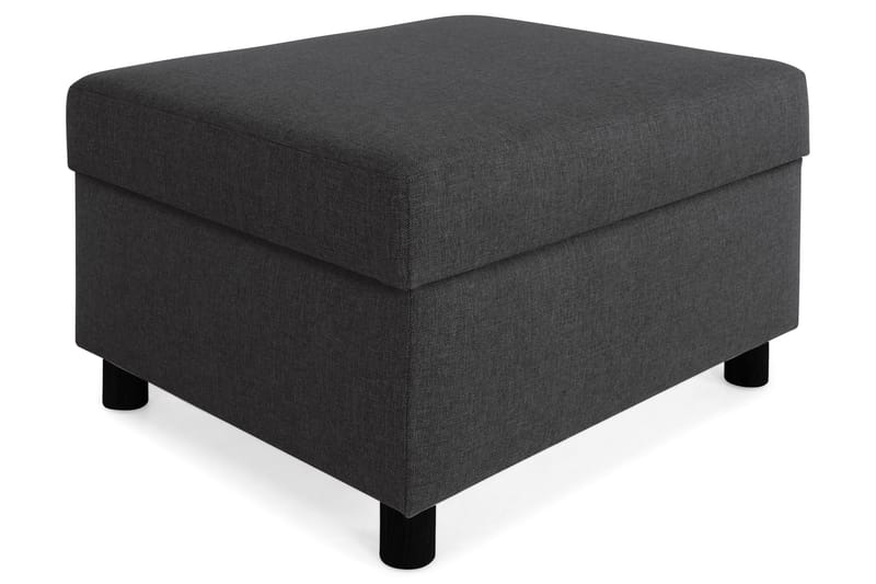 Crazy Fotpall med Förvaring 80x65, Antracit