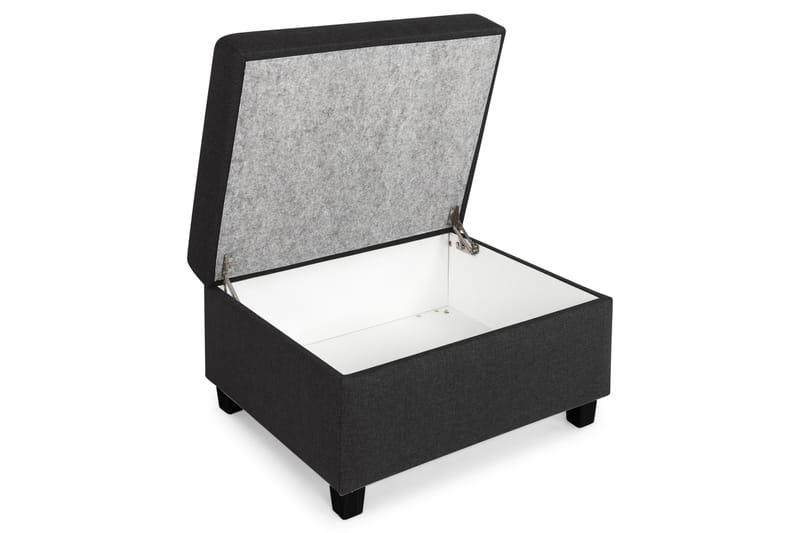Crazy Fotpall med Förvaring 80x65 - Antracit - Möbler - Vardagsrum - Stolar & sittmöbler - Pallar - Fotpall
