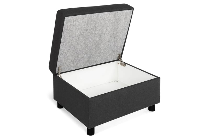 Crazy Fotpall med Förvaring 80x65 - Antracit - Möbler - Vardagsrum - Stolar & sittmöbler - Pallar - Fotpall