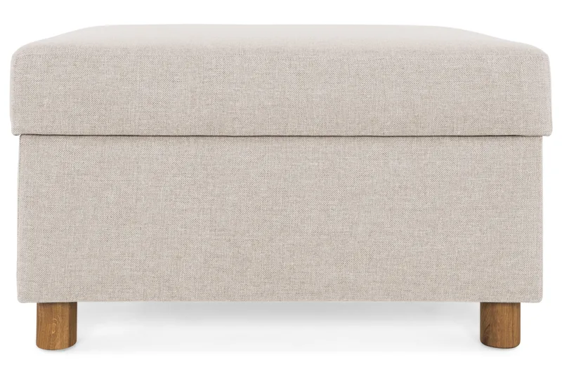 Crazy Fotpall med Förvaring 80x65 - Beige - Möbler - Vardagsrum - Stolar & sittmöbler - Pallar - Fotpall