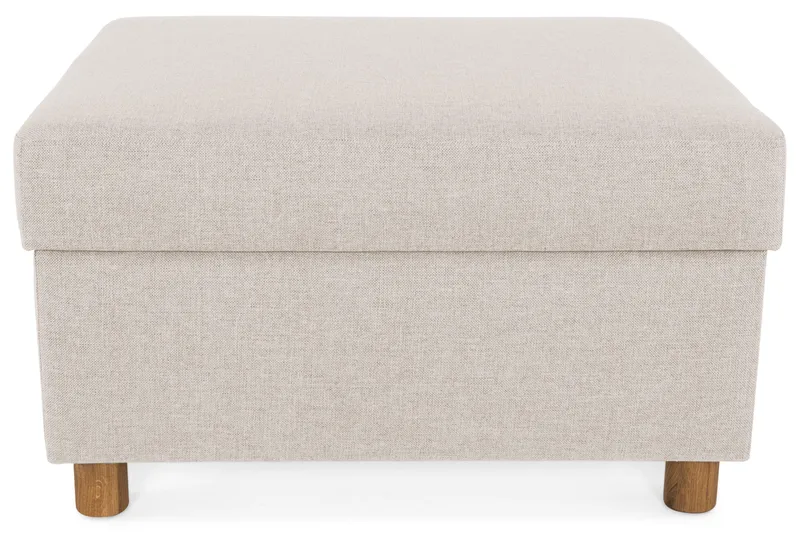 Crazy Fotpall med Förvaring 80x65 - Beige - Möbler - Vardagsrum - Stolar & sittmöbler - Pallar - Fotpall