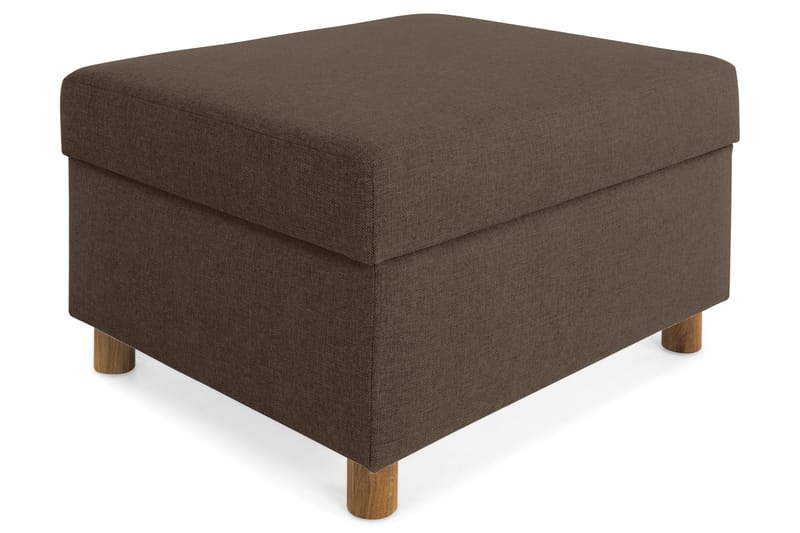 Crazy Fotpall med Förvaring 80x65 - Brun - Möbler - Vardagsrum - Stolar & sittmöbler - Pallar - Fotpall