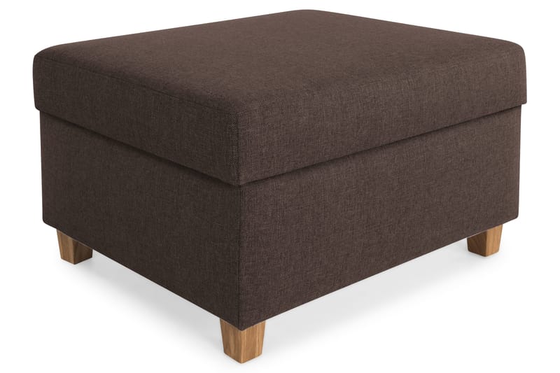 Crazy Fotpall med Förvaring 80x65 - Brun - Möbler - Vardagsrum - Stolar & sittmöbler - Pallar - Fotpall