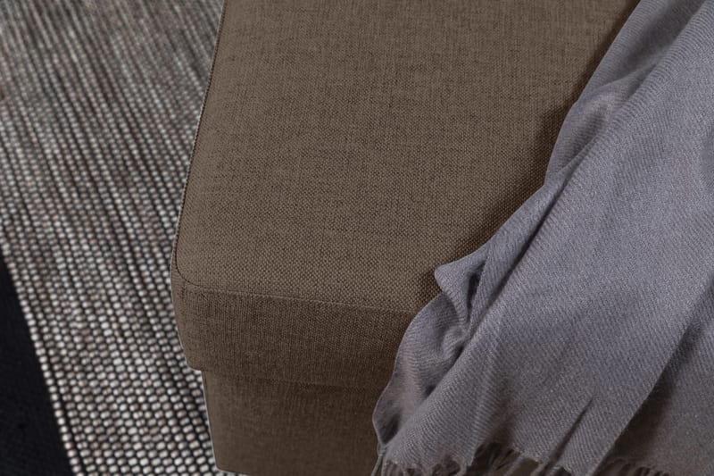 Crazy Fotpall med Förvaring 80x65 - Brun - Möbler - Vardagsrum - Stolar & sittmöbler - Pallar - Fotpall