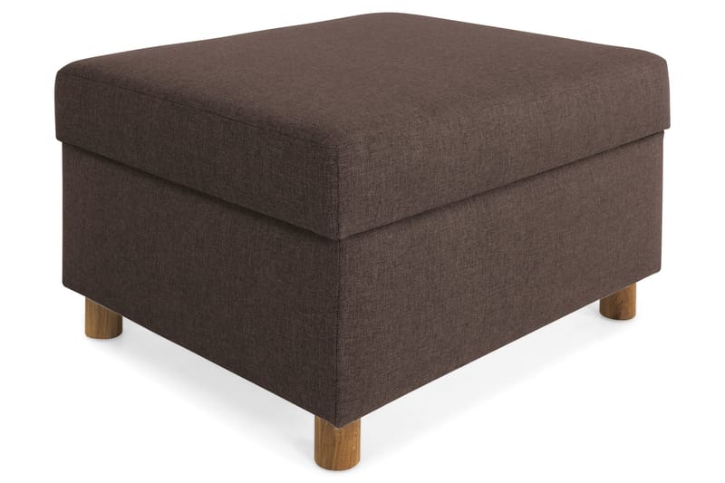 Crazy Fotpall med Förvaring 80x65 - Brun - Möbler - Vardagsrum - Stolar & sittmöbler - Pallar - Fotpall