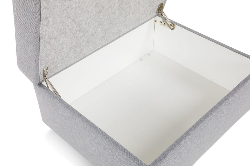 Crazy Fotpall med Förvaring 80x65 - Ljusgrå - Möbler - Vardagsrum - Stolar & sittmöbler - Pallar - Fotpall