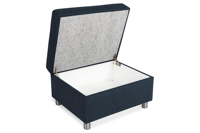 Crazy Fotpall med Förvaring 80x65 - Mörkblå - Möbler - Vardagsrum - Stolar & sittmöbler - Pallar - Fotpall