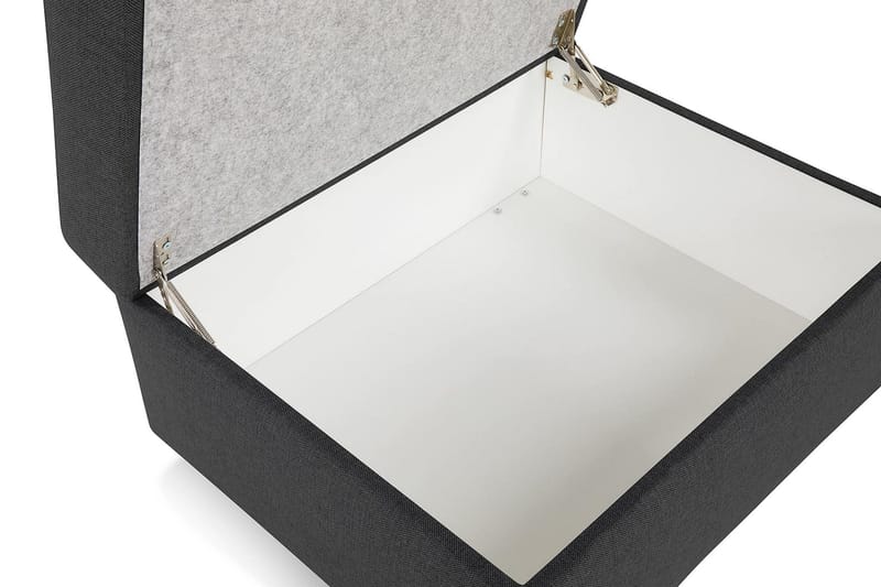 Crazy Fotpall med Förvaring 80x65 - Mörkgrå - Möbler - Vardagsrum - Stolar & sittmöbler - Pallar - Fotpall