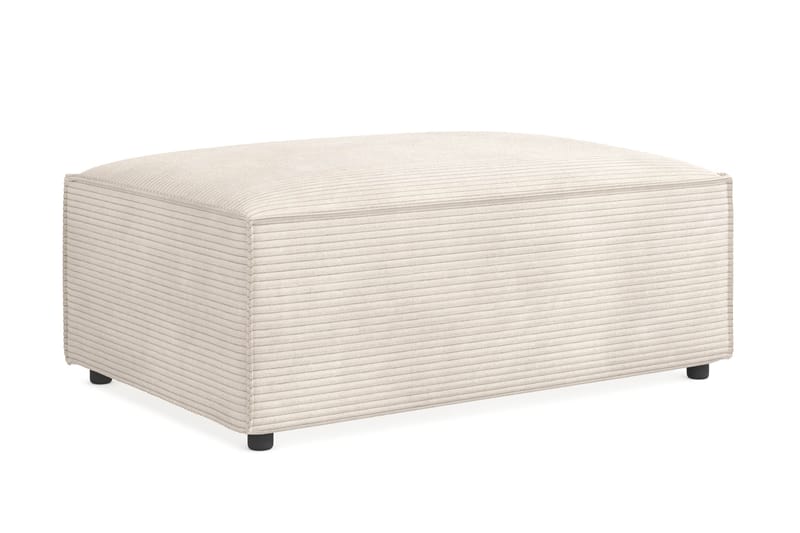 Cubo 1-sits  Rektangulär Fotpallsmodul i Manchester 120 cm bred - Beige - Möbler - Vardagsrum - Stolar & sittmöbler - Pallar - Fotpall