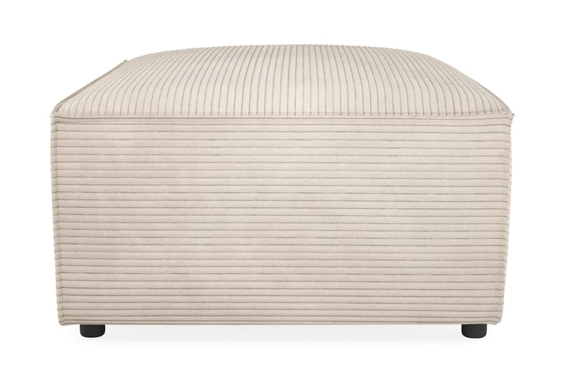 Cubo 1-sits  Rektangulär Fotpallsmodul i Manchester 80 cm bred - Beige - Möbler - Vardagsrum - Stolar & sittmöbler - Pallar - Fotpall