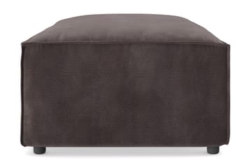 Cubo 1-sits  Rektangulär Fotpallsmodul i Sammet 120 cm bred - Mörkgrå - Möbler - Vardagsrum - Stolar & sittmöbler - Pallar - Fotpall