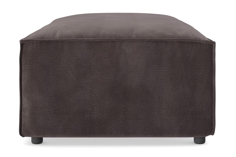 Cubo 1-sits  Rektangulär Fotpallsmodul i Sammet 120 cm bred - Mörkgrå - Möbler - Vardagsrum - Stolar & sittmöbler - Pallar - Fotpall