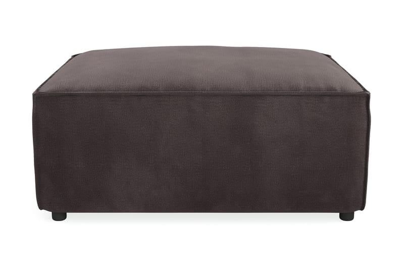 Cubo 1-sits  Rektangulär Fotpallsmodul i Sammet 80 cm bred - Mörkgrå - Möbler - Vardagsrum - Stolar & sittmöbler - Pallar - Fotpall