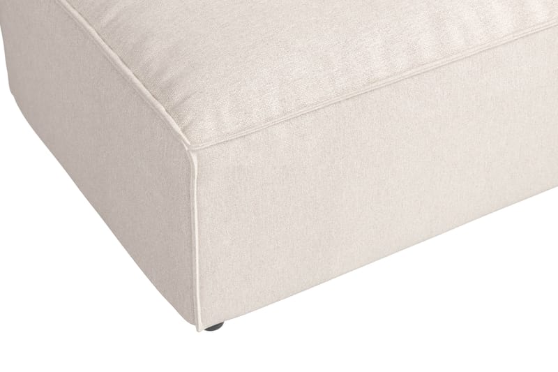 Cubo 1-sits  Rektangulär Fotpallsmodul i Tyg 120 cm bred - Beige - Möbler - Vardagsrum - Stolar & sittmöbler - Pallar - Fotpall