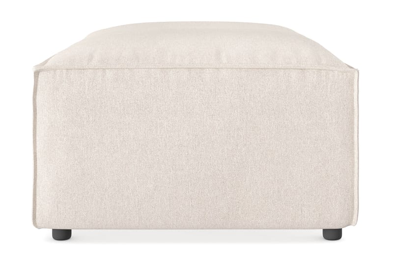 Cubo 1-sits  Rektangulär Fotpallsmodul i Tyg 120 cm bred - Beige - Möbler - Vardagsrum - Stolar & sittmöbler - Pallar - Fotpall