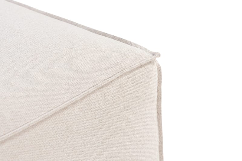 Cubo 1-sits  Rektangulär Fotpallsmodul i Tyg 80 cm bred - Beige - Möbler - Vardagsrum - Stolar & sittmöbler - Pallar - Fotpall