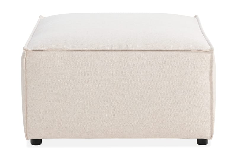 Cubo 1-sits  Rektangulär Fotpallsmodul i Tyg 80 cm bred - Beige - Möbler - Vardagsrum - Stolar & sittmöbler - Pallar - Fotpall