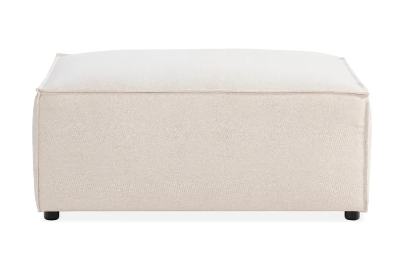 Cubo 1-sits  Rektangulär Fotpallsmodul i Tyg 80 cm bred - Beige - Möbler - Vardagsrum - Stolar & sittmöbler - Pallar - Fotpall