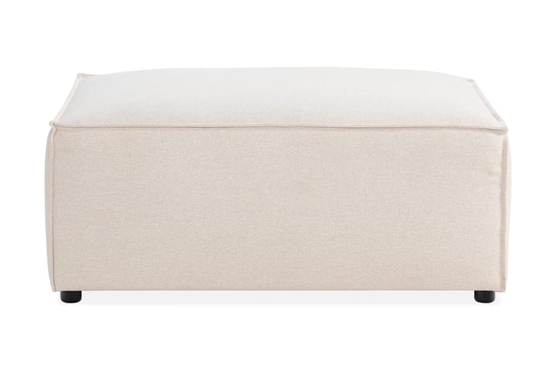 Cubo 1-sits  Rektangulär Fotpallsmodul i Tyg 80 cm bred - Beige - Möbler - Vardagsrum - Stolar & sittmöbler - Pallar - Fotpall