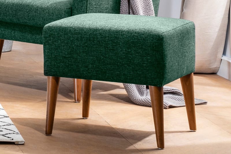 Cynthiaa Fotpall - Grön - Möbler - Vardagsrum - Stolar & sittmöbler - Pallar - Fotpall
