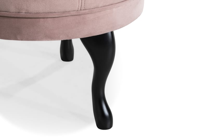 DANA Fotpall 50 Sammet Ljusrosa - Möbler - Vardagsrum - Stolar & sittmöbler - Pallar - Fotpall
