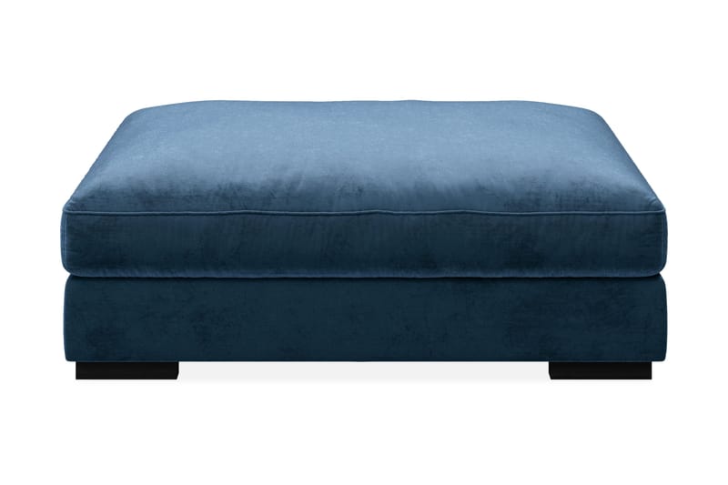 Dubai Fotpall Sammet - Blå - Möbler - Vardagsrum - Stolar & sittmöbler - Pallar - Fotpall