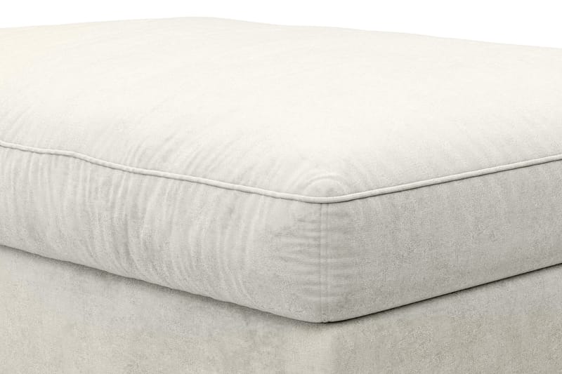 Dubai Fotpall Sammet - Vit - Möbler - Vardagsrum - Stolar & sittmöbler - Pallar - Fotpall