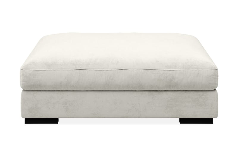 Dubai Fotpall Sammet - Vit - Möbler - Vardagsrum - Stolar & sittmöbler - Pallar - Fotpall