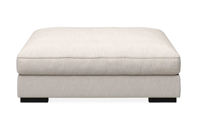 Dubai Rektangulär Fotpall 120x95 cm i Tyg - Beige - Möbler - Vardagsrum - Stolar & sittm öbler - Pallar - Fotpall
