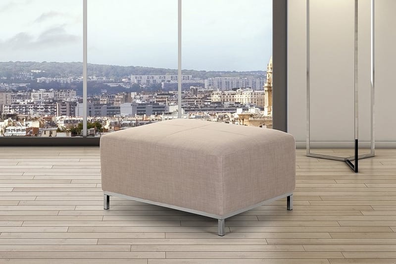 Dugard Fotpall - Beige - Möbler - Vardagsrum - Stolar & sittmöbler - Pallar - Fotpall
