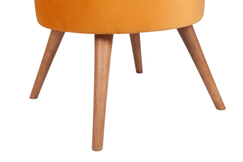 EAKRIGHT Fotpall Orange - Möbler - Vardagsrum - Stolar & sittmöbler - Pallar - Fotpall