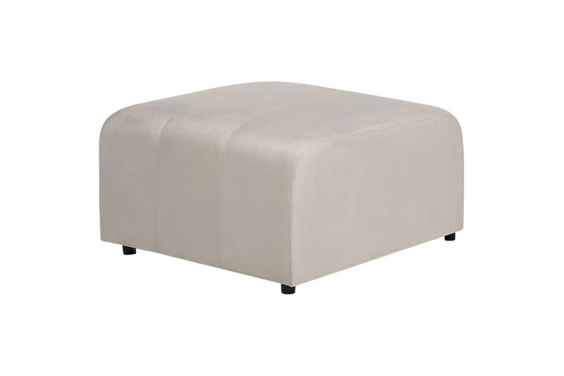 Fotpall Falsterbo Beige, Sammet, Beige, Sammet