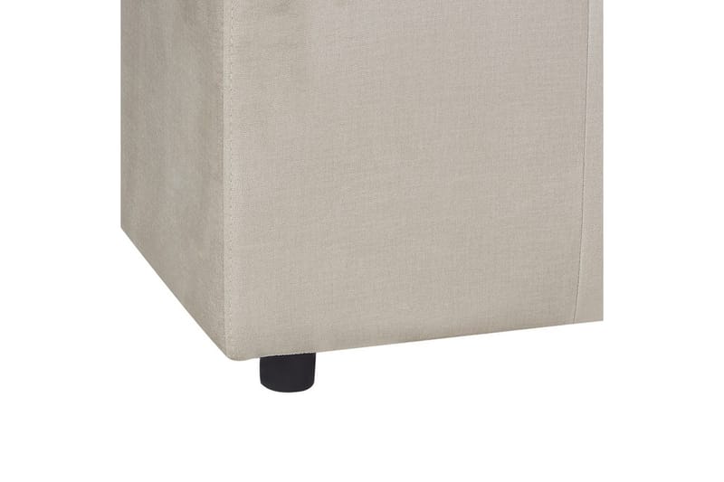 Fotpall Falsterbo Beige, Sammet - Beige, Sammet - Möbler - Vardagsrum - Stolar & sittmöbler - Pallar - Fotpall