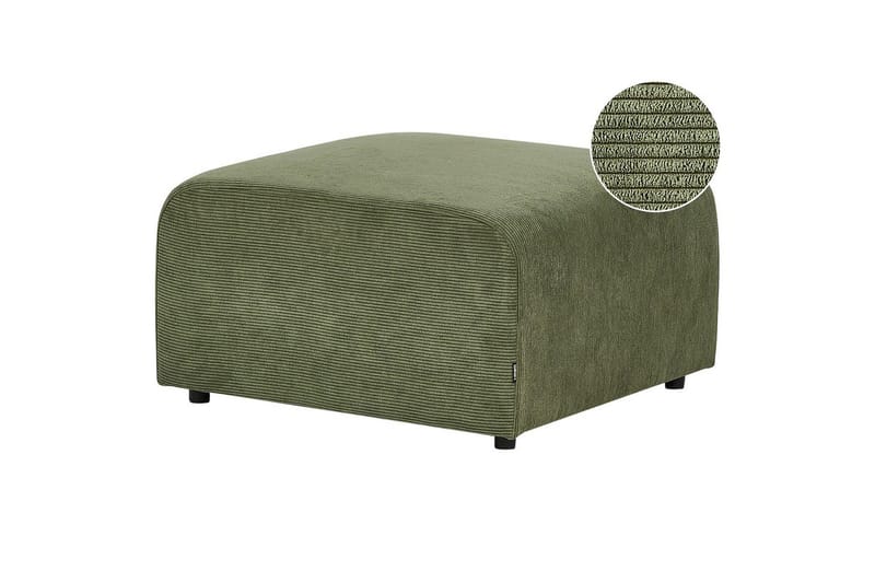 Fotpall Falsterbo Grön, Manchestertyg, Grön, Manchestertyg