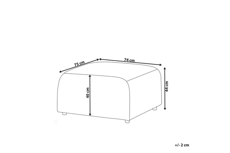 Fotpall Falsterbo Grön, Manchestertyg - Grön, Manchestertyg - Möbler - Vardagsrum - Stolar & sittmöbler - Pallar - Fotpall