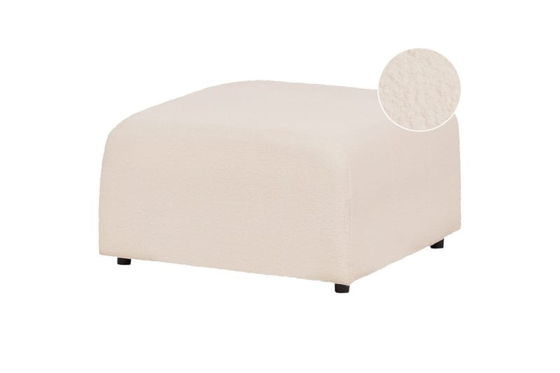 Fotpall Falsterbo Ljusbeige, Bouclé - Ljusbeige, Bouclé - Möbler - Vardagsrum - Stolar & sittmöbler - Pallar - Fotpall